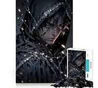 Rompecabezas de 1000 Piezas para Adolescentes Mago Azul,con Cicatrices de Batalla,Corte Suave,Juego de lógica,Tiempo de Juego Relajante,Regalo de cumpleaños para Aficionados (50x75cm)