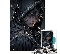 Rompecabezas de 1000 Piezas para Adolescentes Mago Azul con Cicatrices de Batalla Juguete Educativo para Juegos de desafío antiestrés y Regalo de cumpleaños (tamaño 38x52cm)