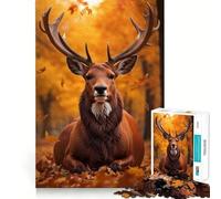 Rompecabezas de 1000 Piezas para Adolescentes Majestad de otoño,articulaciones Suaves,diversión para Entrenar la Mente,Juego Casual,decoración navideña (50x75cm)