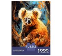 Rompecabezas De 1000 Piezas para Adolescentes Majestic Koala Rompecabezas para Adolescentes Juegos Relajantes Decoración del Hogar Actividades Divertidas En Casa 38x26cm/1000pcs