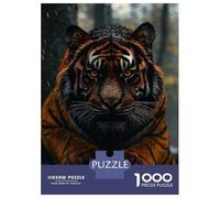 Rompecabezas De 1000 Piezas para Adolescentes Majestic Tiger Portrait in The Rain Rompecabezas para Adultos Juguete Decoración De Pared Decoración De Pared Juego Desafiante Regalos 52x38cm/1000pcs