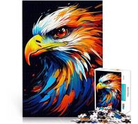 Rompecabezas de 1000 Piezas para Adolescentes Majestuosa águila Americana Juego práctico Cada Pieza es única: un desafiante y Divertido Juego Familiar 38x26cm