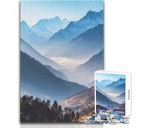 Rompecabezas de 1000 Piezas para Adolescentes, Majestuosidad del Himalaya, Relajante, Tiempo Libre, preciso, Entrelazado, Juguete de precisión, tamaño 38x26cm