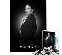 Rompecabezas de 1000 Piezas para Adolescentes Mandy Moore Juego Imposible Juguetes adictivos para Cultivar la Paciencia Regalos Decoración de Pared para cumpleaños Tamaño 38x52cm