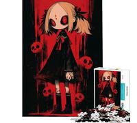 Rompecabezas de 1000 Piezas para Adolescentes Manga de Terror Actividades Divertidas para Hacer en casa Juego Educativo Familiar para Mayores de 14 años 38x26cm