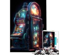 Rompecabezas de 1000 Piezas para Adolescentes máquina tragamonedas Galaxy Juego de ingenio Juguetes educativos Regalo Ideal para Juegos y decoración del hogar (tamaño 38x26cm)