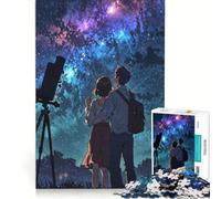 Rompecabezas de 1000 Piezas para Adolescentes Maravilla compartida bajo Las Estrellas Juego Imposible difícil y desafiante cumpleaños y Navidad 38x52cm