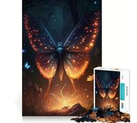 Rompecabezas de 1000 Piezas para Adolescentes Mariposa Adorable,Juego de Ajuste, desafío Mental,Juguete,Momento de diversión Tranquila,Escena navideña,Arte (38x26cm)
