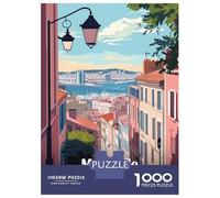 Rompecabezas De 1000 Piezas para Adolescentes Marseille France Cityscape Travel Rompecabezas para Adultos Juegos Relajantes Corte De Precisión Regalos Y Cumpleaños Únicos 70x50cm/1000pcs