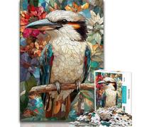 Rompecabezas de 1000 Piezas para Adolescentes, Martín Pescador, Juego desafiante y Educativo para Toda la Familia, Ideal para cumpleaños y Navidad (75x50cm)