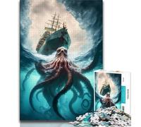 Rompecabezas de 1000 Piezas para Adolescentes Master of The Seas Rompecabezas de 1000 Piezas desafiantes Juegos Familiares Juguete de Bricolaje para decoración de Pared del hogar Regalos de 75x50cm