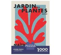 Rompecabezas De 1000 Piezas para Adolescentes Matisse Jardin Des Plantes Rompecabezas para Adultos Juego Familiar Antiestrés Cumpleaños Y Navidad 52x38cm/1000pcs