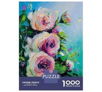 Rompecabezas De 1000 Piezas para Adolescentes Memories of Summer Roses Rompecabezas para Adolescentes Juegos Relajantes Montaje De Patrones Regalos para Amigos Y Familiares 52x38cm/1000pcs