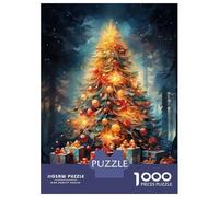 Rompecabezas De 1000 Piezas para Adolescentes Merry and Bright Rompecabezas para Adultos Juegos Divertidos Decoración Cumpleaños, Navidad 52x38cm/1000pcs