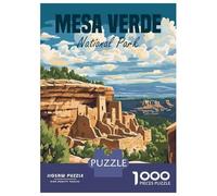 Rompecabezas De 1000 Piezas para Adolescentes Mesa Verde National Park Rompecabezas para Adultos Juguetes DIY Pero Divertidos Y Humorísticos Cumpleaños 52x38cm/1000pcs