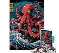 Rompecabezas de 1000 Piezas para Adolescentes Metrópolis tentacular Rompecabezas para Adultos Juego práctico Corte de precisión Actividades Divertidas para Hacer en casa (tamaño 38x52cm)