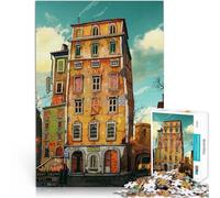 Rompecabezas de 1000 Piezas para Adolescentes Mi casa más Alta Juguete Educativo Intelectual descompresor Una Obra de Arte 38x26cm