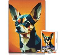 Rompecabezas de 1000 Piezas para Adolescentes, mi Perro Chihuahua, Juegos Familiares, decoración del hogar, Juguetes antiestrés, tamaño 38x52cm
