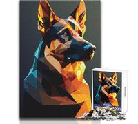 Rompecabezas de 1000 Piezas para Adolescentes, mi Perro Pastor alemán, Juguetes, Juegos educativos, desafío difícil, Regalo para cumpleaños, tamaño 38x26cm