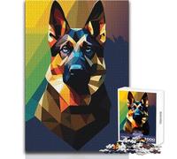 Rompecabezas de 1000 Piezas para Adolescentes: Mi Perro Pastor alemán, Rompecabezas, Juegos Familiares, decoración del hogar, Ideas de Regalo, tamaño 38x26cm