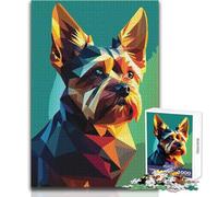 Rompecabezas de 1000 Piezas para Adolescentes: Mi Perro Yorkshire Terrier, un desafío único, Pero Divertido y Divertido, Obra de Arte, Regalo, tamaño 38x26cm