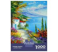 Rompecabezas De 1000 Piezas para Adolescentes Midday by The Sea Rompecabezas para Adultos Juguetes Antiestrés Mejora La Memoria Gran Regalo para Jugar 38x26cm/1000pcs