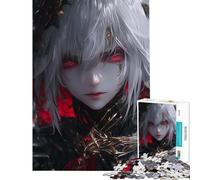 Rompecabezas de 1000 Piezas para Adolescentes Miedo al Anime gótico Diversión en casa Ideal para Toda la Familia Juegos Familiares Apto para Mayores de 14 años (38x52cm)