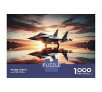 Rompecabezas De 1000 Piezas para Adolescentes Military Jet Fighter Aircraft-2 Rompecabezas para Adultos Juego Práctico Pero Divertido Y Humorístico Regalos para Reducir El Estrés 38x26cm/1000pcs