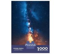 Rompecabezas De 1000 Piezas para Adolescentes Milky Way Galaxy Night Sky Rompecabezas para Adultos Juegos Divertidos Regalos para Mujeres Desafiantes De Completar 38x26cm/1000pcs