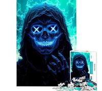 Rompecabezas de 1000 Piezas para Adolescentes Mirada Espectral para cumpleaños y Navidad Una Obra de Arte Juego Familiar Apto para Mayores de 14 años (38x52cm)