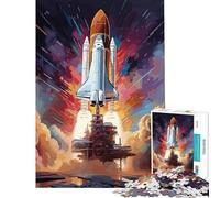 Rompecabezas de 1000 Piezas para Adolescentes Misión Galáctica Desafío de Inteligencia Cerebral Juguetes Adictivos Juegos Relajantes para Diversión Familiar Obra de Arte Regalo (Tamaño 38x26cm)