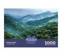 Rompecabezas De 1000 Piezas para Adolescentes Misty Mountain Forest Landscape Rompecabezas para Adultos Juguetes Antiestrés Regalos De Desafío Difícil para Amigos Y Familiares 52x38cm/1000pcs