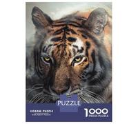 Rompecabezas De 1000 Piezas para Adolescentes Misty Tiger Portrait Rompecabezas para Adultos Juegos Familiares Regalos para Mujeres Cumpleaños 52x38cm/1000pcs