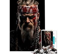 Rompecabezas de 1000 Piezas para Adolescentes Mitología nórdica Juegos relajantes Juguetes adictivos para Cultivar la Paciencia un Gran Regalo un desafío exigente (Tamaño 38x52cm)