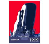 Rompecabezas De 1000 Piezas para Adolescentes Moby Dick Rompecabezas para Adultos Juegos Divertidos Decoración Cumpleaños, Navidad 38x26cm/1000pcs