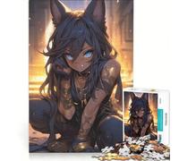 Rompecabezas de 1000 Piezas para Adolescentes, Modelo Anu irl, Ideal para armar o Decorar Paredes, con Piezas de Formas aleatorias Que encajan Perfectamente 38x26cm