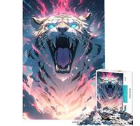 Rompecabezas de 1000 Piezas para Adolescentes Modelo Tiger Beast Mode Ideal para Juegos educativos desafíos y como Regalo Divertido y humorístico para cumpleaños (tamaño 38x26cm)
