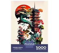 Rompecabezas De 1000 Piezas para Adolescentes Modern Art of Japanese Rompecabezas para Adultos Juego Familiar Antiestrés Cumpleaños Y Navidad 70x50cm/1000pcs