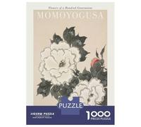 Rompecabezas De 1000 Piezas para Adolescentes Momoyogusa Flowers of A Hundred Generations Rompecabezas para Adultos Juego Familiar Difícil Difícil Cumpleaños Y Navidad 52x38cm/1000