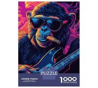 Rompecabezas De 1000 Piezas para Adolescentes Monkey Blues Rompecabezas para Adultos Juego Familiar Difícil Difícil Cumpleaños Y Navidad 52x38cm/1000pcs