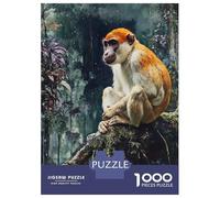 Rompecabezas De 1000 Piezas para Adolescentes Monkey in The Jungle Rompecabezas para Adultos Juegos Relajantes Decoración Interacción Entre Padres E Hijos 70x50cm/1000pcs