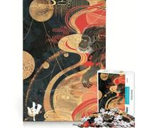 Rompecabezas de 1000 Piezas para Adolescentes Mono del Zodiaco japonés, Juegos Divertidos para Entrenar la Mente y Las Manos, un desafío único 50x75cm