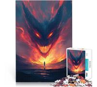 Rompecabezas de 1000 piezas para adolescentes Monster in the Sky Herausforderndes Spiel mit passendem Poster und Quizblatt70 x 100 cm