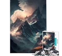 Rompecabezas de 1000 Piezas para Adolescentes Montaña Mágica Desafío de Inteligencia Cerebral Juguetes Adictivos Juegos Relajantes Arte de Pared Excelentes Regalos y Juguetes (Tamaño 38x26cm)