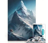 Rompecabezas de 1000 Piezas para Adolescentes Montaña Mágica Juego Imposible Desafío Difícil Regalos para Amigos y Familiares 50x75cm