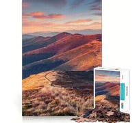 Rompecabezas de 1000 Piezas para Adolescentes Montañas Cárpatas,Ucrania,Juego de Bordes limpios,Juguete de Desarrollo cognitivo,Juego de Entretenimiento,decoración navideña,Regalo (38x52cm)