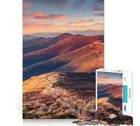 Rompecabezas de 1000 Piezas para Adolescentes Montañas de los Cárpatos,Ucrania Juego de Bordes limpios Juguete de Desarrollo cognitivo Juego de Entretenimiento Regalo de decoración navideña (50x75cm)