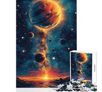 Rompecabezas de 1000 Piezas para Adolescentes Montañas y Planetas Juegos Familiares Regalos para Mujeres Juguetes de decoración para el hogar Desafío Educativo (26x38cm)