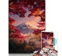 Rompecabezas de 1000 Piezas para Adolescentes, Monte Fuji, Japón Rompecabezas para Adultos, un desafío difícil y antiestrés Regalos de Amigo Secreto (tamaño 38x26cm)