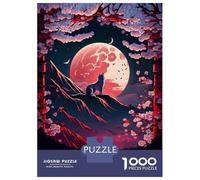 Rompecabezas De 1000 Piezas para Adolescentes Moonlight In Japan Rompecabezas Juegos Relajantes Análisis Y Lógica Juego Desafiante Regalos 38x26cm/1000pcs